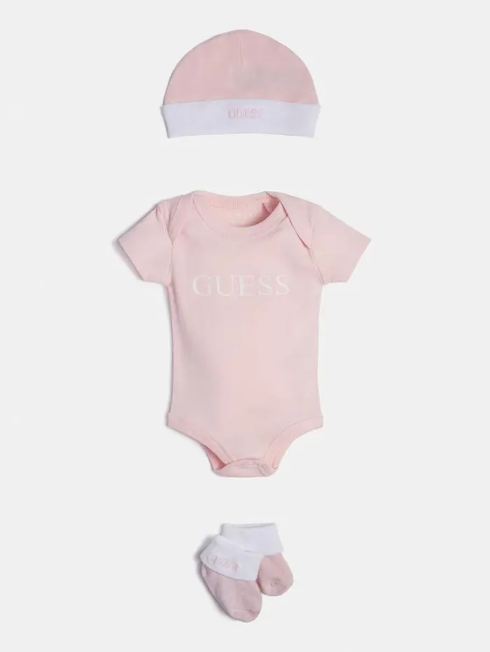 Kids Cotton Set Pink Guess Onepiece Suits And Sets
