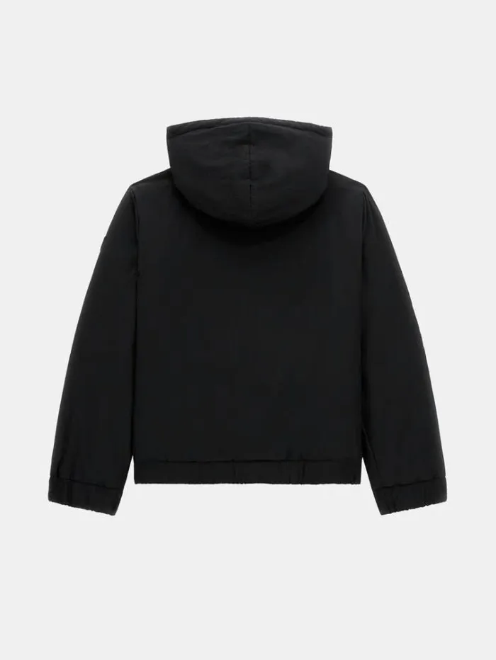 Kids Crinkle Jacket Black Guess Coats And Jackets