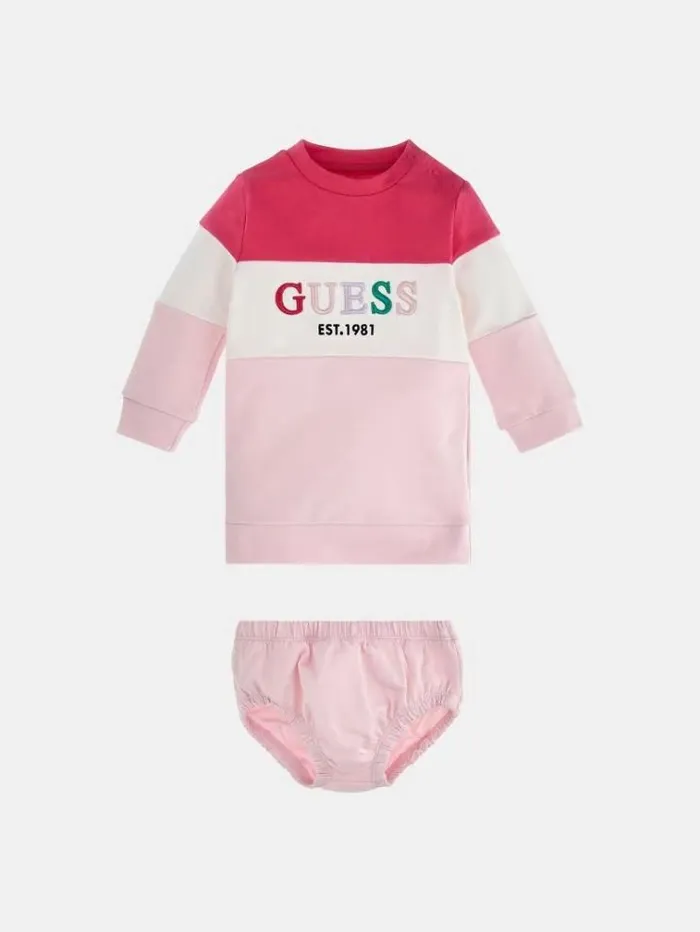 Kids Dress And Panties Set Multi Pink Guess Dresses