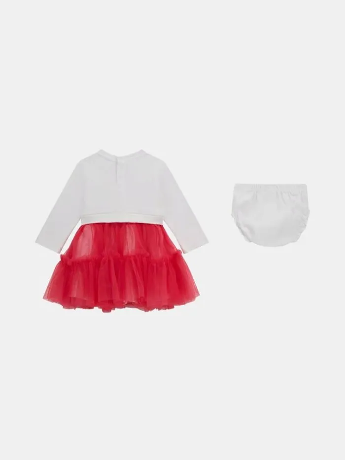 Kids Dress And Panties Set White Guess Dresses