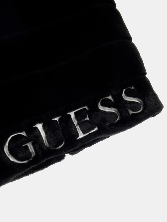 Kids Faux Fur Vest Black Guess Coats And Jackets