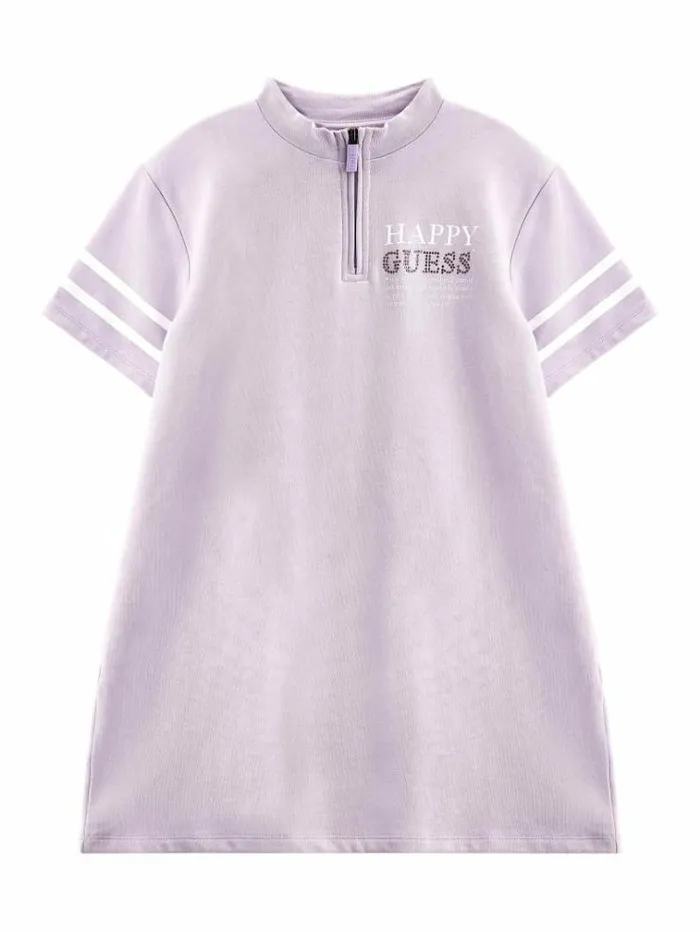 Kids Fit And Flare Dress Multi Pink Guess Dresses