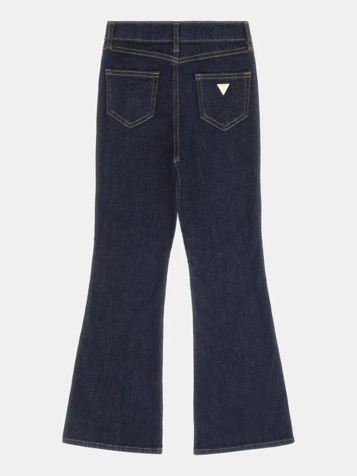 Kids Flare Denim Pants Blue Guess Trousers And Skirts