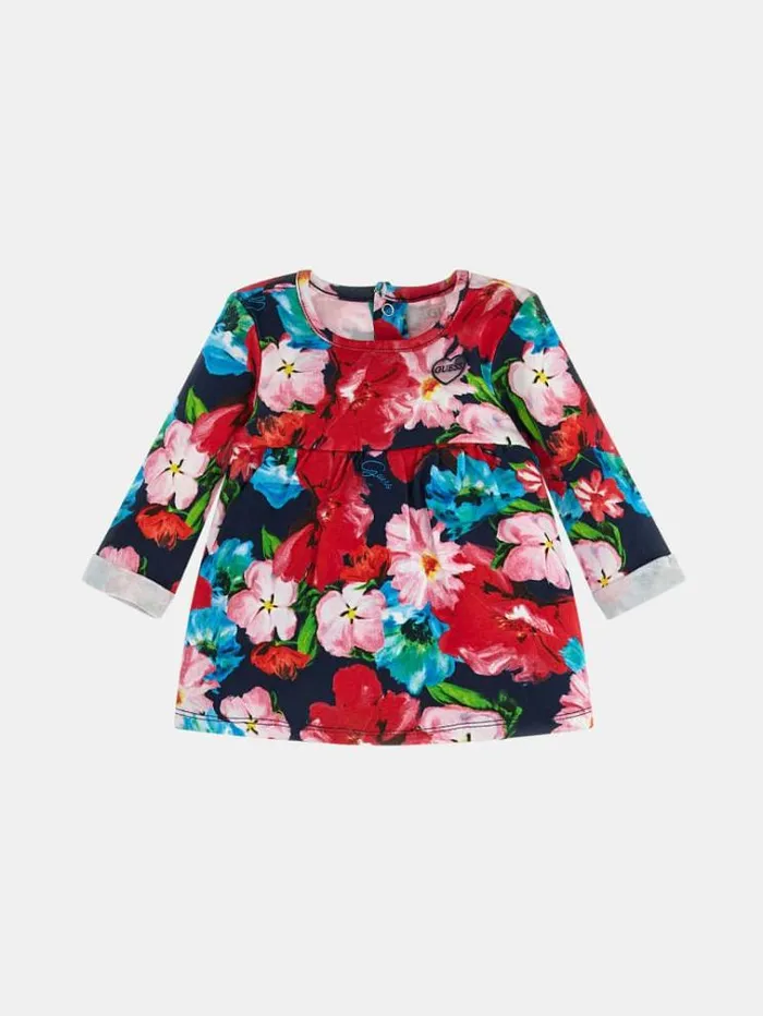 Kids Floral Dress Bodysuit Multicolor Pattern Guess Onepiece Suits And Sets