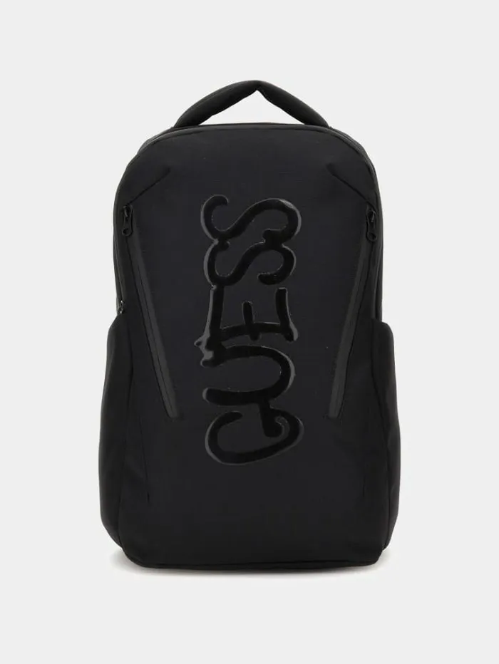 Kids Front Logo Backpack Black Guess Bags And Accessories