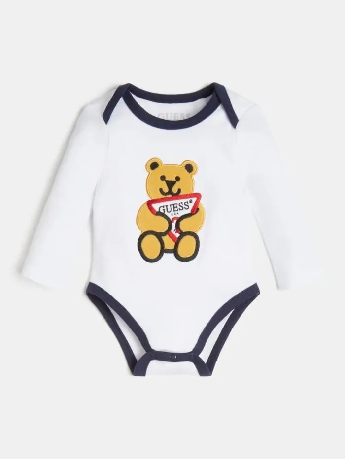 Kids Front Logo Body Blue Multi Guess Onepiece Suits And Sets
