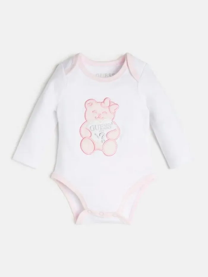 Kids Front Logo Body White Multi Guess Onepiece Suits And Sets