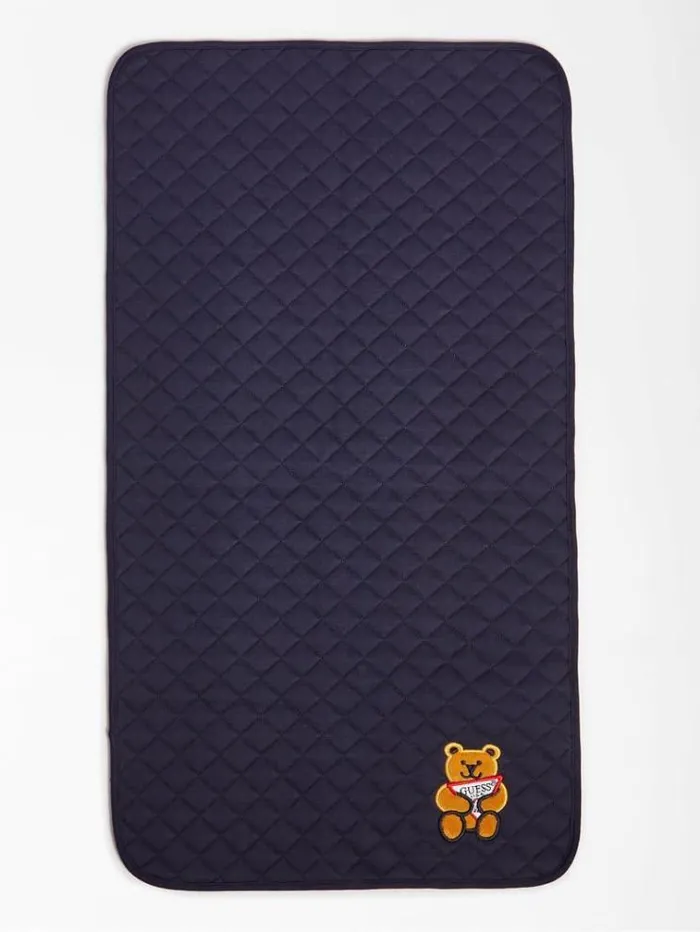 Kids Front Logo Changing Bag Blue Guess Accessories
