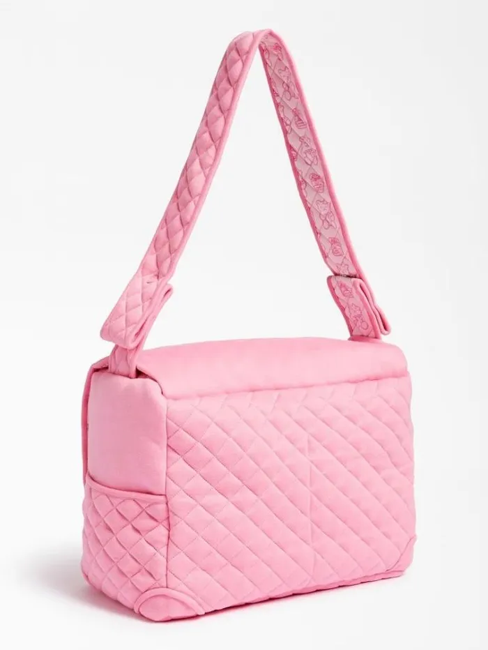 Kids Front Logo Changing Bag Pink Guess Accessories