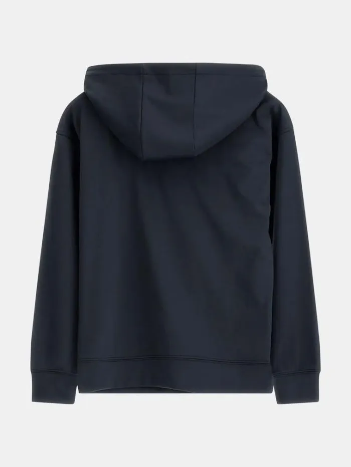 Kids Front Logo Scuba Sweatshirt Black Guess Knitwear And Sweatshirts