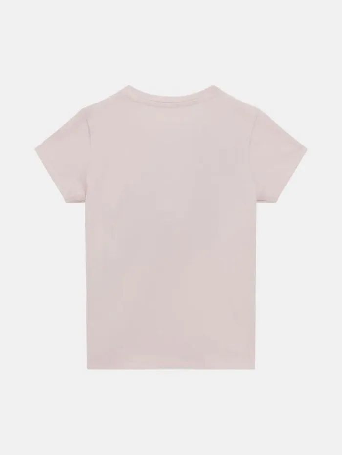 Kids Front Print Tshirt Pink Guess Tops And Tshirts