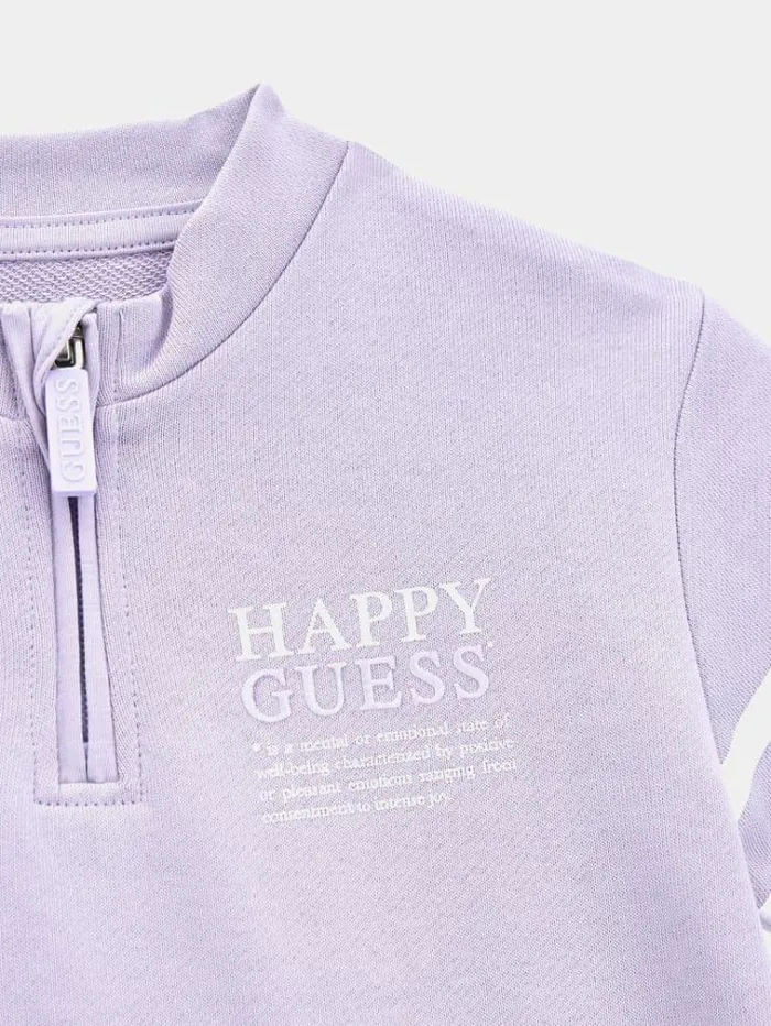 Kids Front Zip Dress Lilac Guess Dresses