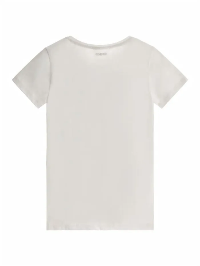 Kids G Logo Tshirt White Guess Tops And Tshirts