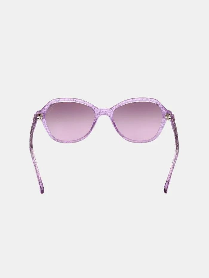 Kids Geometric Sunglasses Purple Guess Bags And Accessories