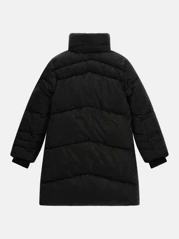 Kids High Neck Puffer Black Guess Coats And Jackets
