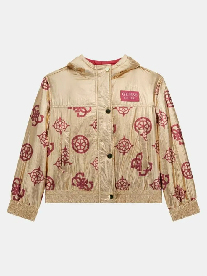 Kids Laminated Puffer Multi Pink Guess Coats And Jackets