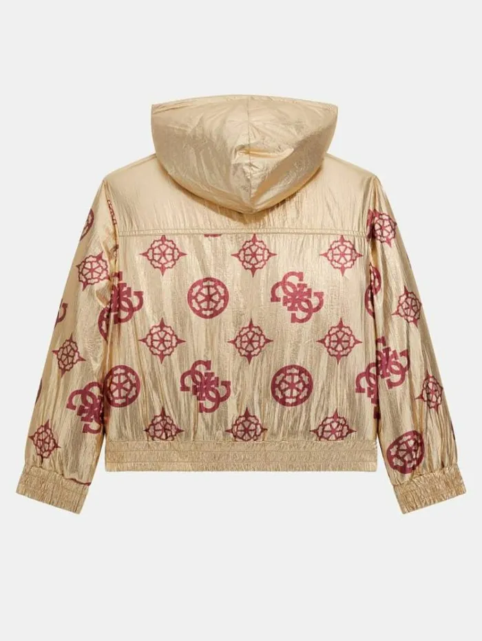 Kids Laminated Puffer Multi Pink Guess Coats And Jackets