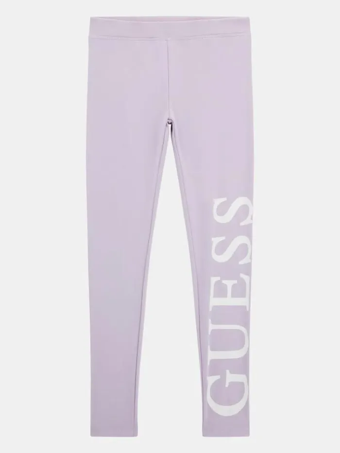 Kids Logo Print Leggings Multi Pink Guess Trousers And Skirts