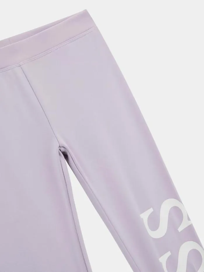 Kids Logo Print Leggings Multi Pink Guess Trousers And Skirts