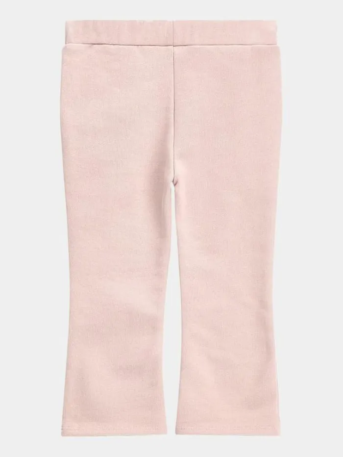 Kids Mid Rise Flare Pant Pink Guess Trousers And Skirts