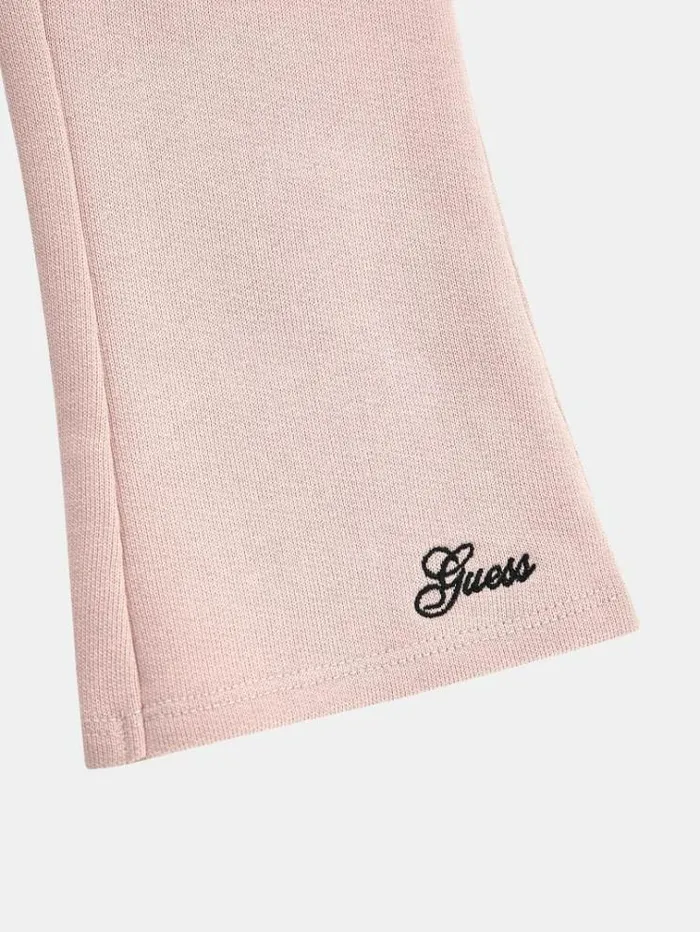 Kids Mid Rise Flare Pant Pink Guess Trousers And Skirts