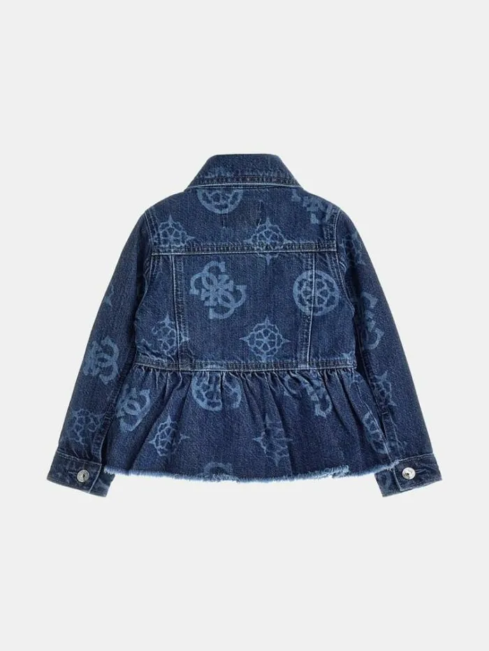 Kids Peony Logo Jacket Blue Guess Coats And Jackets