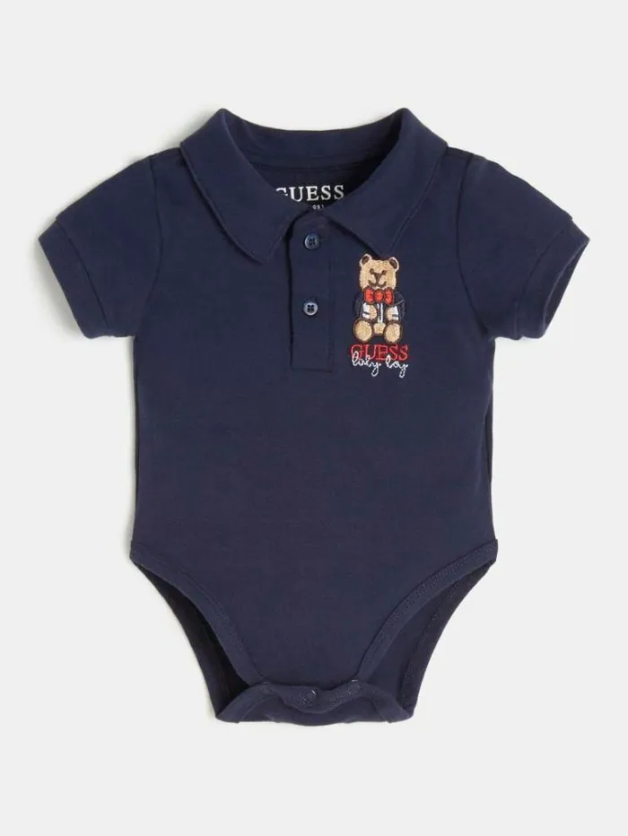 Kids Piquet Body Blue Guess Onepiece Suits And Sets