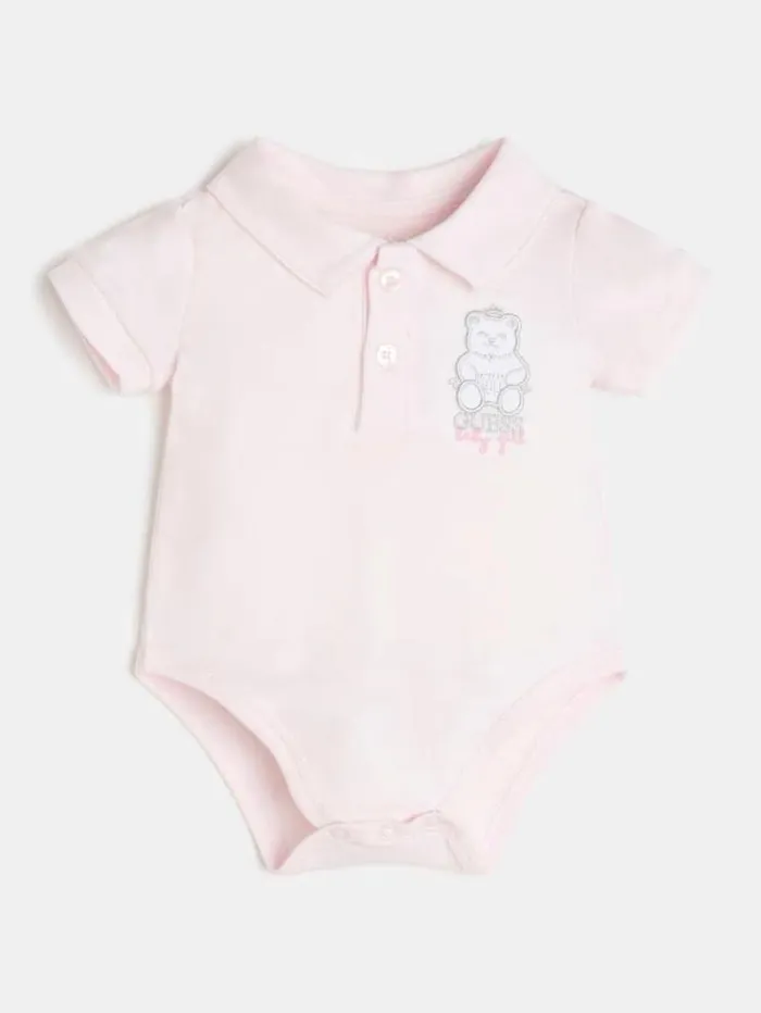 Kids Piquet Body Pink Guess Onepiece Suits And Sets