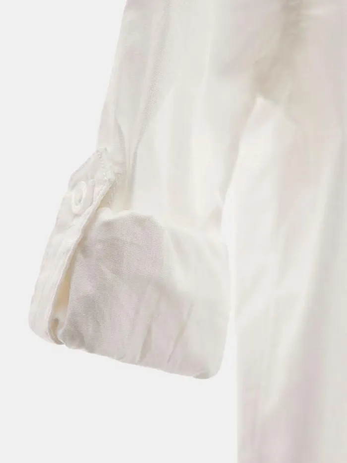 Kids Popeline Shirt White Guess Tops And Tshirts