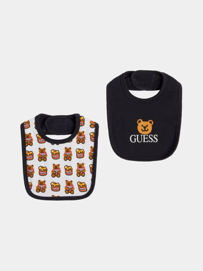 Kids Print Bib Set Blue Guess Accessories