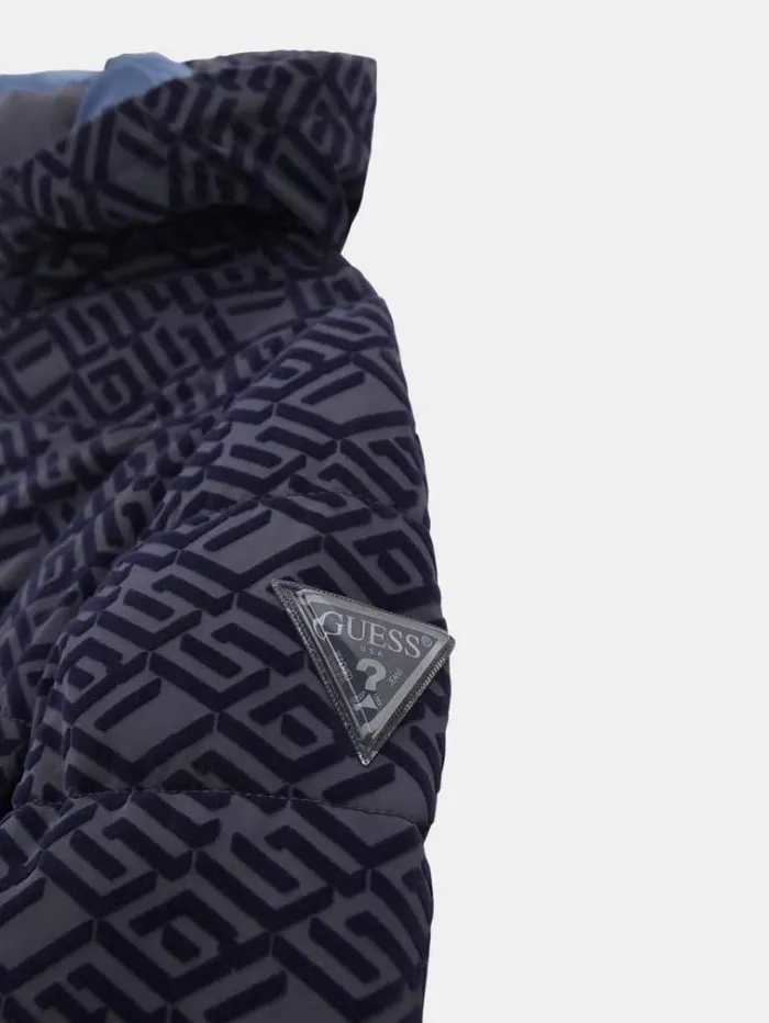 Kids Quilted Puffer Blue Guess Coats And Jackets
