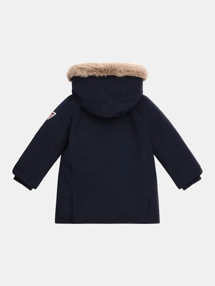 Kids Real Down Long Jacket Blue Guess Coats And Jackets