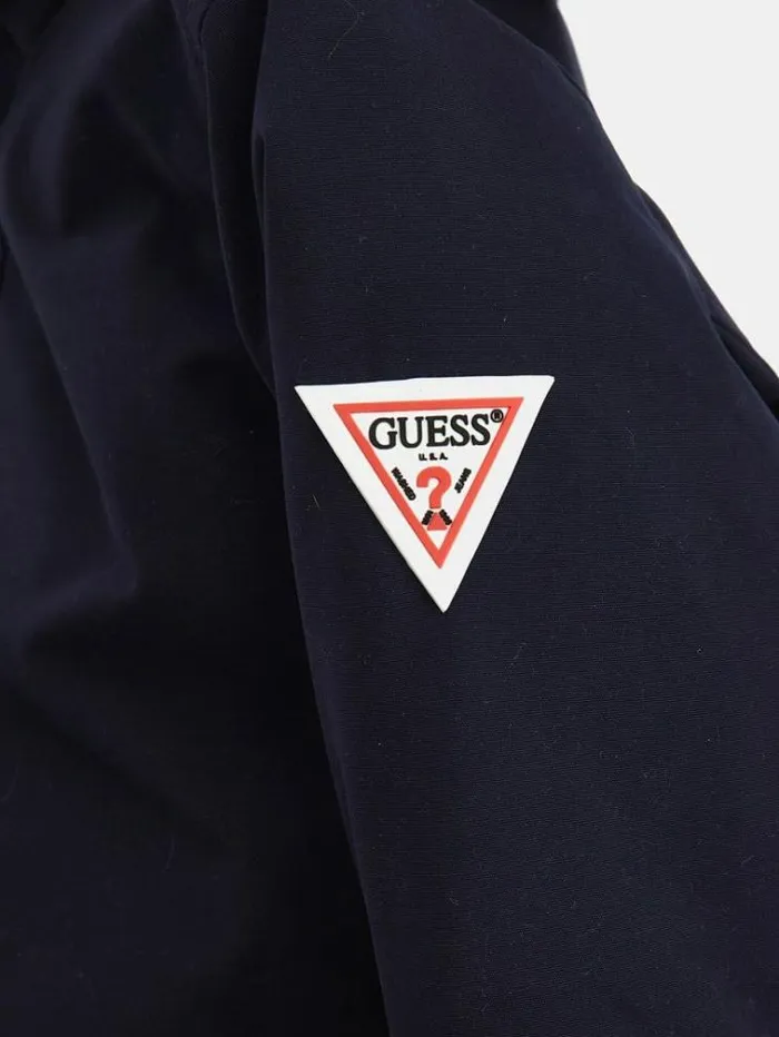 Kids Real Down Long Jacket Blue Guess Coats And Jackets