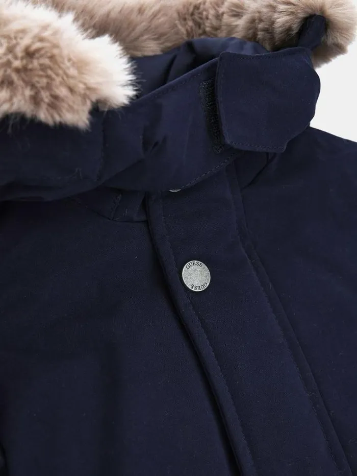 Kids Real Down Long Jacket Blue Guess Coats And Jackets