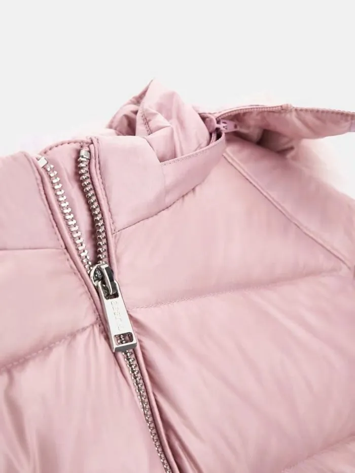 Kids Real Down Puffer Pink Guess Coats And Jackets