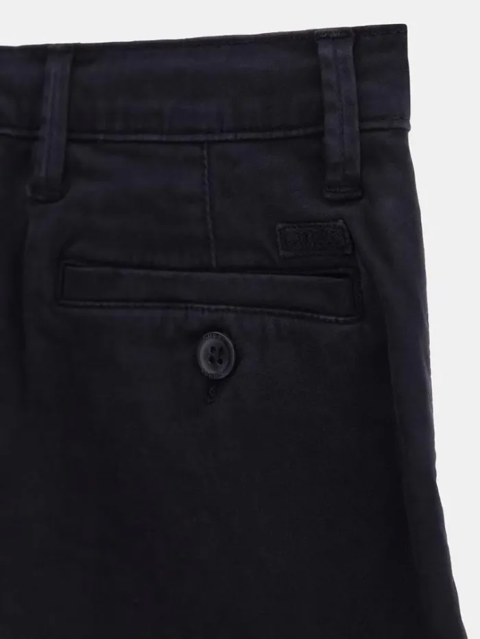 Kids Sateen Chino Pant Blue Guess Trousers