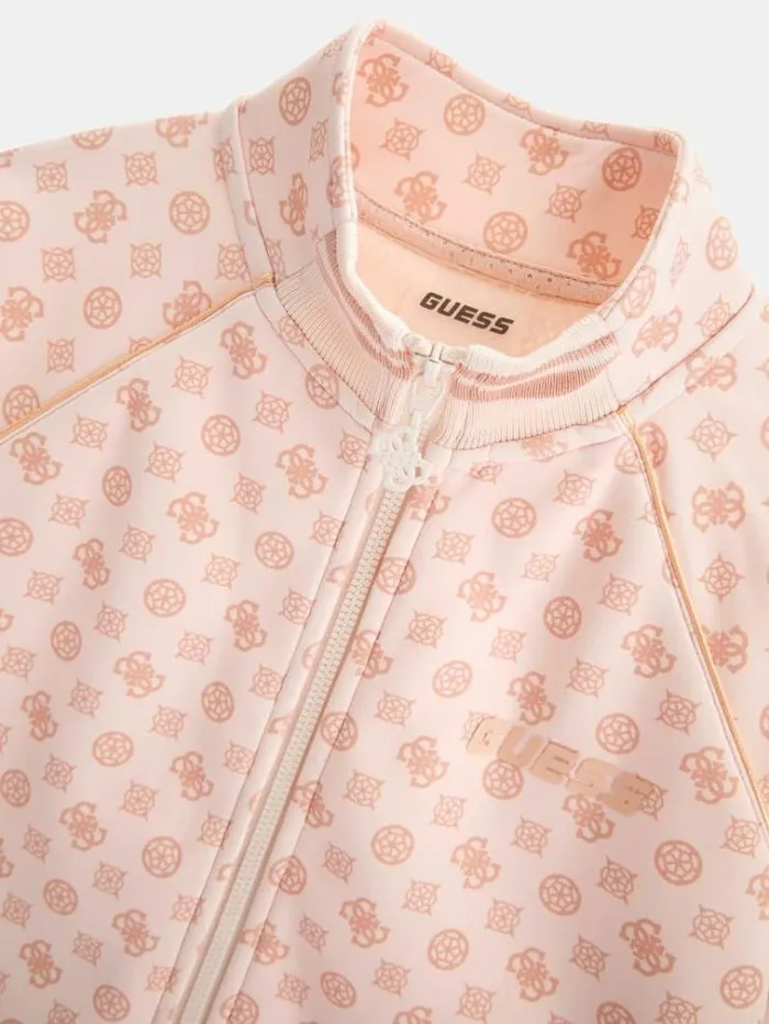 Kids Scuba All Over Print Sweatshirt Multi Pink Guess Knitwear And Sweatshirts