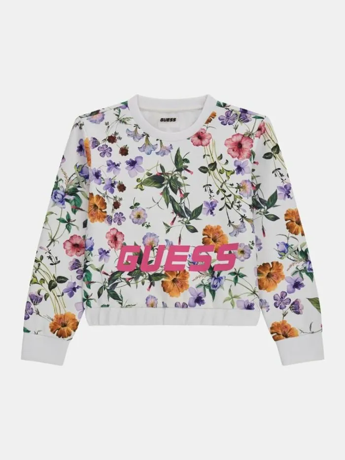 Kids Scuba All Over Print Sweatshirt Multicolor Pattern Guess Knitwear And Sweatshirts