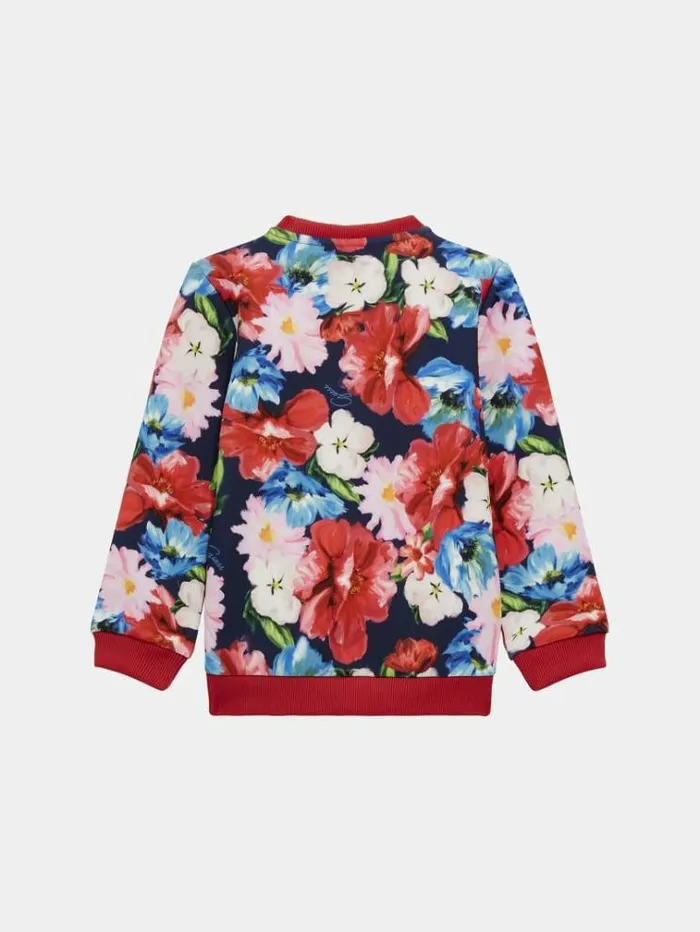 Kids Scuba Floral Sweatshirt Multicolor Pattern Guess Knitwear And Sweatshirts