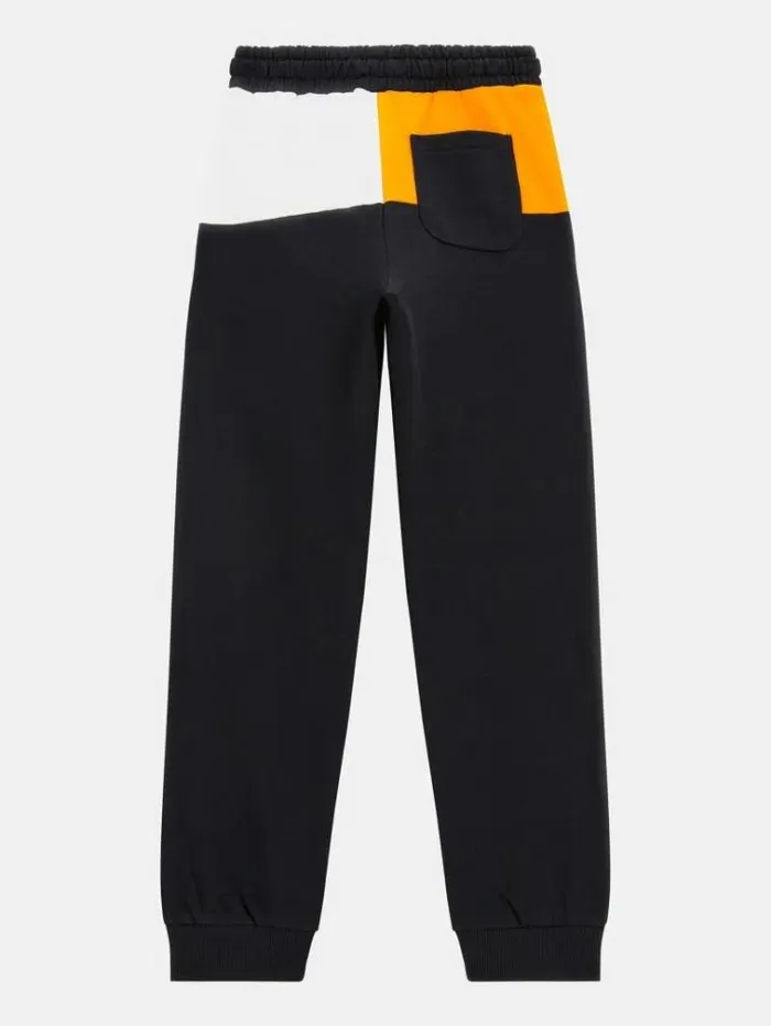 Kids Side Logo Pants Black Multi Guess Trousers