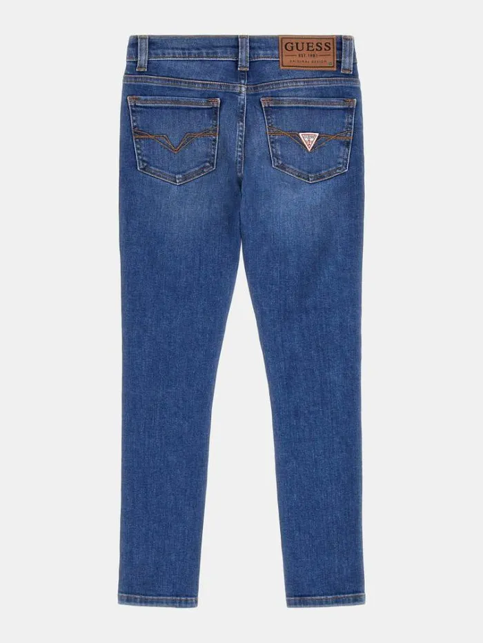Kids Skinny Denim Pants Blue Guess Trousers