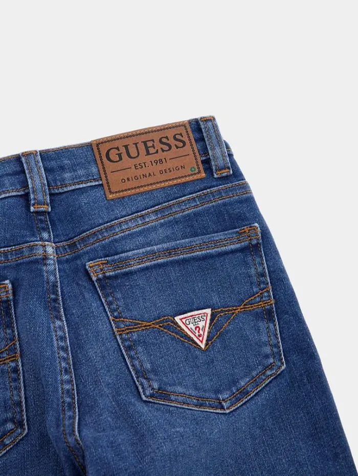 Kids Skinny Denim Pants Blue Guess Trousers