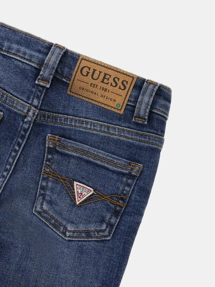 Kids Skinny Fit Denim Pant Blue Guess Trousers