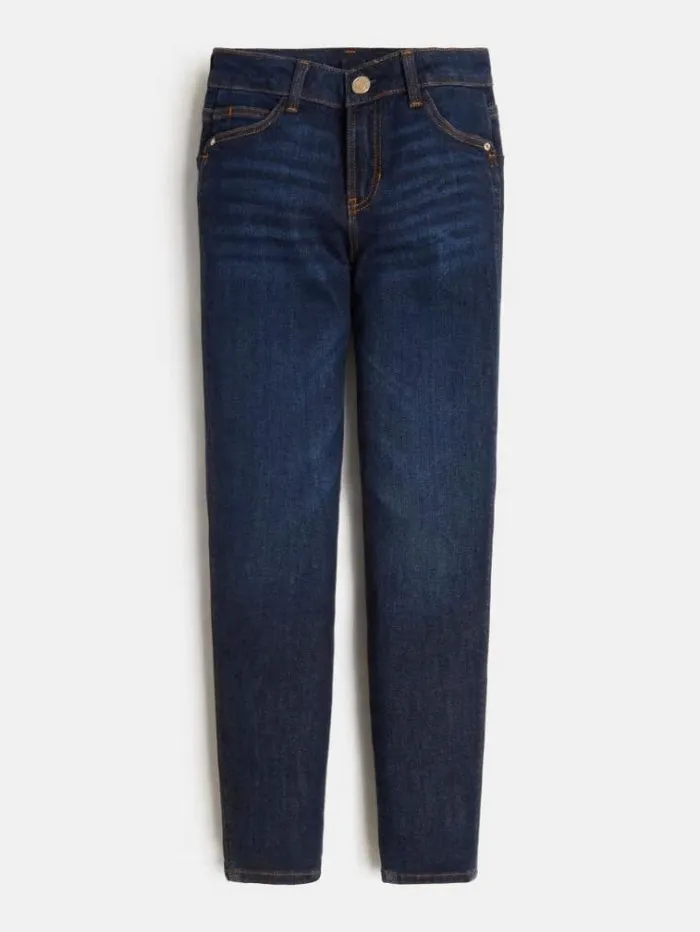 Kids Skinny Fit Denim Pant Blue Guess Trousers And Skirts
