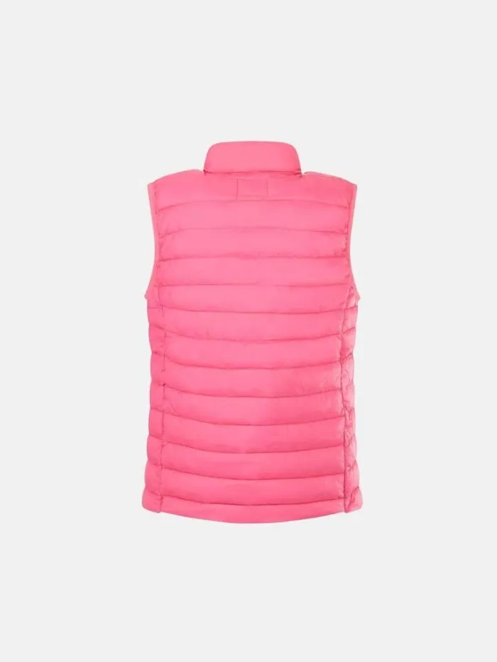 Kids Sleeveless Padded Jacket Pink Guess Coats And Jackets