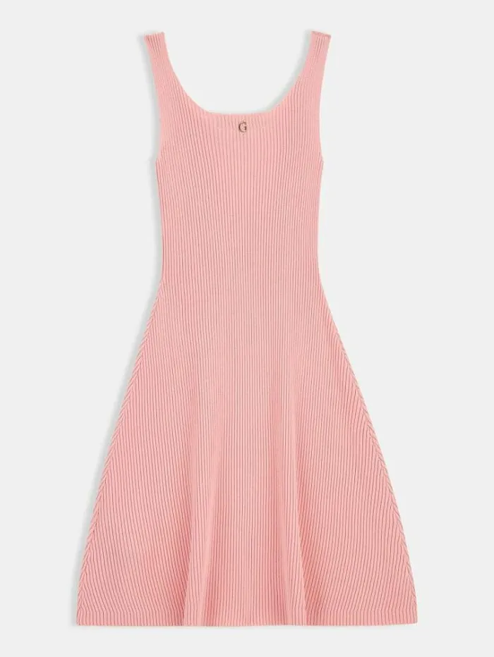 Kids Sleeveless Sweater Dress Light Pink Guess Dresses