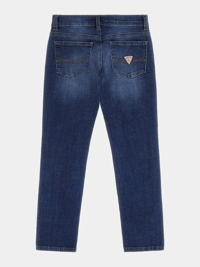 Kids Slim Denim Pants Blue Guess Trousers
