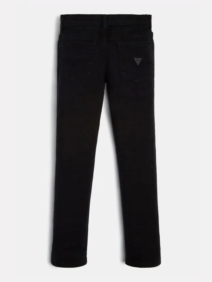 Kids Stretch Skinny Fit Pant Black Guess Trousers