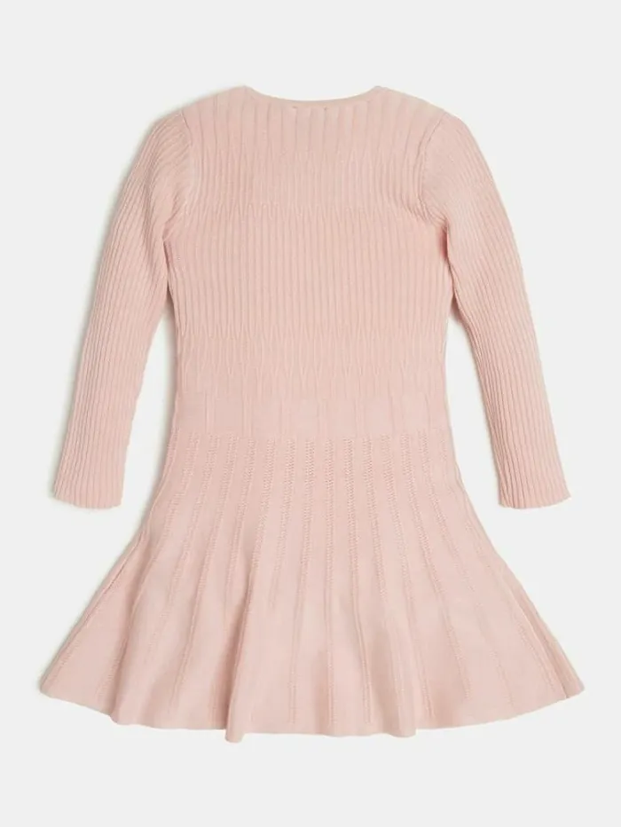 Kids Sweater Dress Pink Guess Dresses
