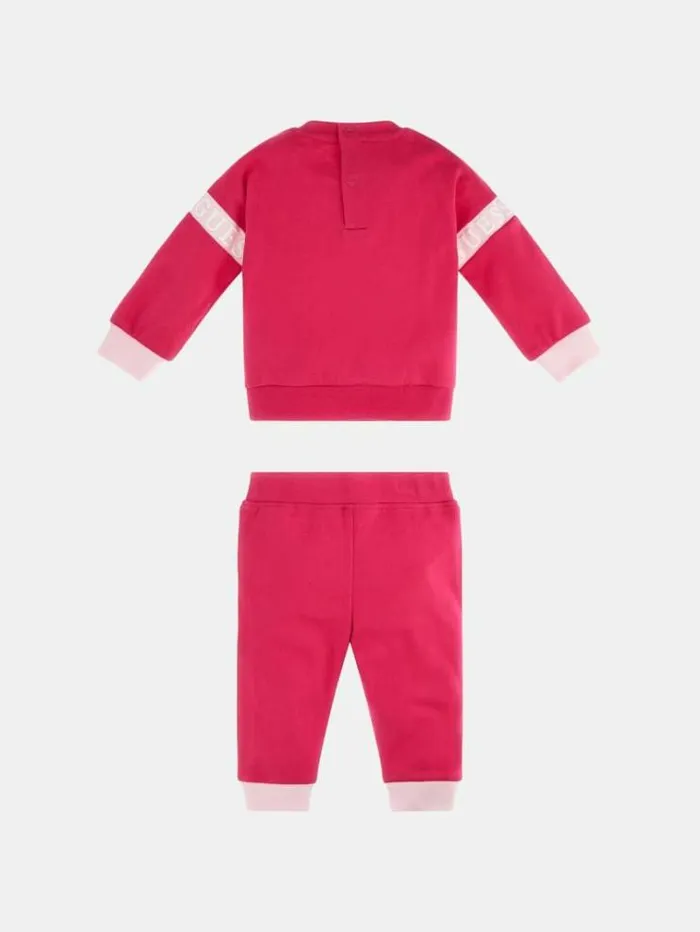 Kids Sweatshirt And Pant Set Fuchsia Guess Onepiece Suits And Sets